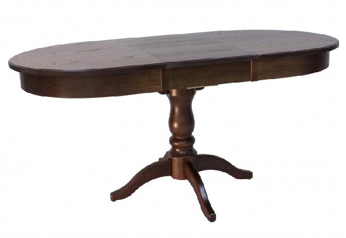 Стол обеденный Leset Вермонт 2Р (№4 массив дерева, мдф шпон-орех шоколадный,  орех шоколадный (Импэкс) )