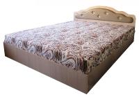 Кровать двуспальная Глория (СМ 160х200) комплектуется основанием (дерево) в интернет магазине Планета Комфорта Фото krovati-s-myagkoy-spinkoy кровать двуспальная глория (см 160х200) комплектуется основанием (дерево) производитель Дюарт