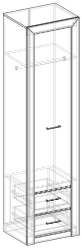 Фото Пенал Мартина с ящиками от производителя Мебель Маркет в Крыму по цене 22 420 ₽