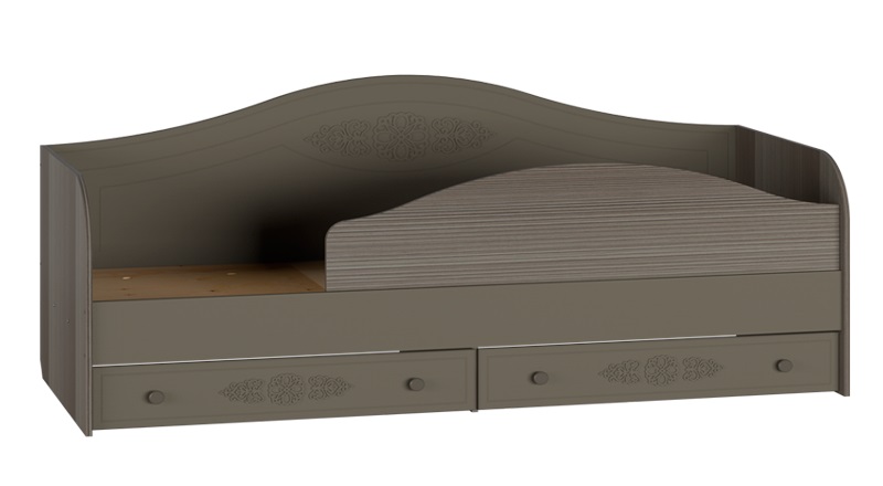 Фото Кровать односпальная Ассоль плюс АС-10 (СМ 80х200) комплектуется настилом от производителя Компасс в Крыму по цене 27 800 ₽