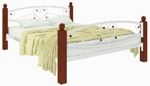 Кровать двуспальная Каролина Lux Plus (СМ 180х200) трубка металл в интернет магазине Планета Комфорта Фото derevyannye-krovati кровать двуспальная каролина lux plus (см 180х200) трубка металл производитель Милсон