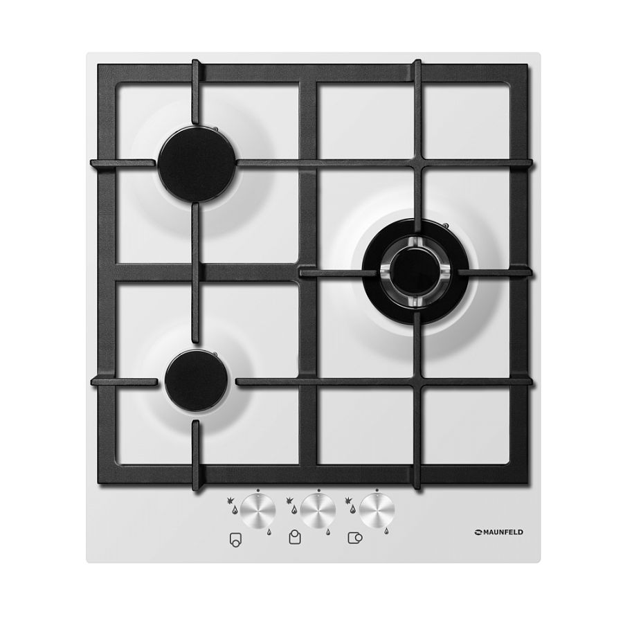 Фото Варочная поверхность газовая 3-х комф. MGHE 43 71 (450х520) от производителя Maunfeld в Крыму по цене 15 450 ₽