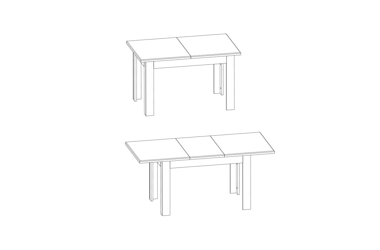 Фото Стол раздвижной Монако (Monako) от производителя Анрэкс в Крыму по цене 19 310 ₽