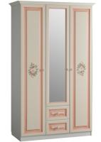 Шкаф Алиса (129) трехдверный с ящиками (дуб саттер, крем,(Мебельсон)) в Крыму от производителя в интернет магазине Планета Комфорта Шкаф Алиса (129) трехдверный с ящиками (дуб саттер, крем,(Мебельсон)) в Крыму от производителя