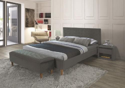 Кровать двуспальная Signal Azurro velvet bluvel (СМ 180х200) c ортопедическим основанием в интернет магазине Планета Комфорта Фото derevyannye-krovati кровать двуспальная signal azurro velvet bluvel (см 180х200) c ортопедическим основанием производитель Signal