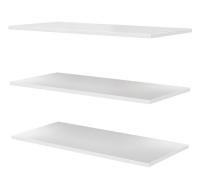 Комплект полок Грация (ЛДСП) на шкаф с витриной 2 дв. (белый  (Браво-мебель) ) в #REGION_NAME_DECLINE_PP# от производителя 