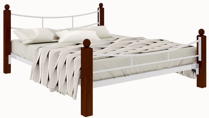Фото Кровать односпальная София Lux Plus (СМ 120х190) трубка металл в Крыму по цене 20 210 ₽ от производителя Милсон, код товара 2000002060550, 2000002060567, 2000002060574, 2000002060581, 2000002060598, 2000002060604, 2000002060611 шт Фото Кровать односпальная София Lux Plus (СМ 120х190) трубка металл от производителя Милсон в Крыму по цене 20 210 ₽