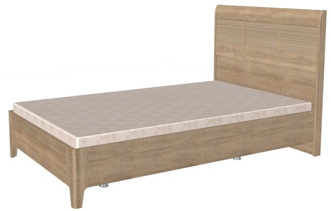 Фото Кровать односпальная Мелисса КР-2861 (СМ 120х200) с ламельным основанием от производителя Лером в Крыму по цене 31 160 ₽