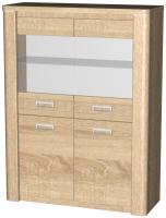 Пенал со стеклом низкий Магнолия ГМ-05 в интернет магазине Планета Комфорта Фото spalnya-modulnaya-magnoliya пенал со стеклом низкий магнолия гм-05 производитель СБК