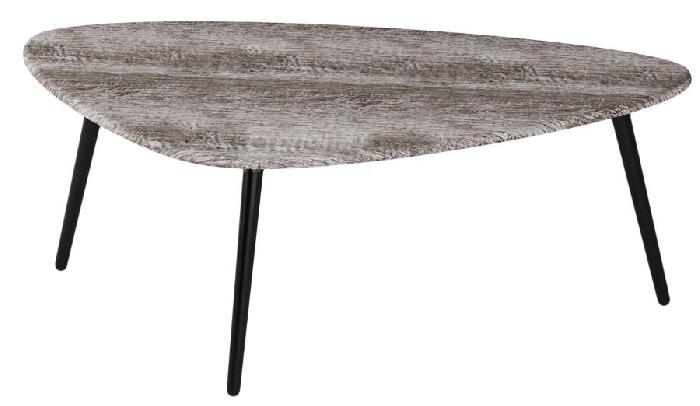 Стол журнальный Эланд (дерево, мдф-дуб графит,  черный (Калифорния) )