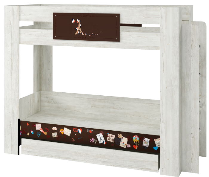 Фото Кровать двухярусная Поло (СМ 80х200) с настилом от производителя Регина в Крыму по цене 21 520 ₽