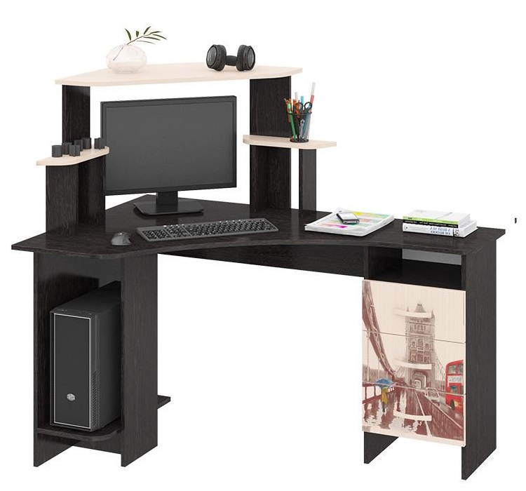 Фото Стол компьютерный Бумеранг-3Н(М) (Л) от производителя ТриЯ в Крыму по цене 15 410 ₽