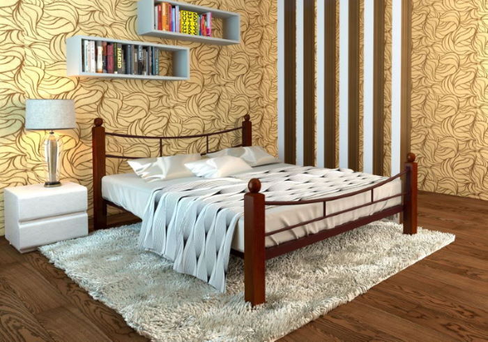 Фото Кровать односпальная София Lux Plus (СМ 120х190) трубка металл в Крыму по цене 20 210 ₽ от производителя Милсон, код товара 2000002060550, 2000002060567, 2000002060574, 2000002060581, 2000002060598, 2000002060604, 2000002060611 шт Фото Кровать односпальная София Lux Plus (СМ 120х190) трубка металл от производителя Милсон в Крыму по цене 20 210 ₽
