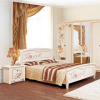 Фото rasprodazha кровать двухспальная ванесса + мет.рамка с ламелями (гр 1690х2210хh1100) (см 1600х2000) производитель 