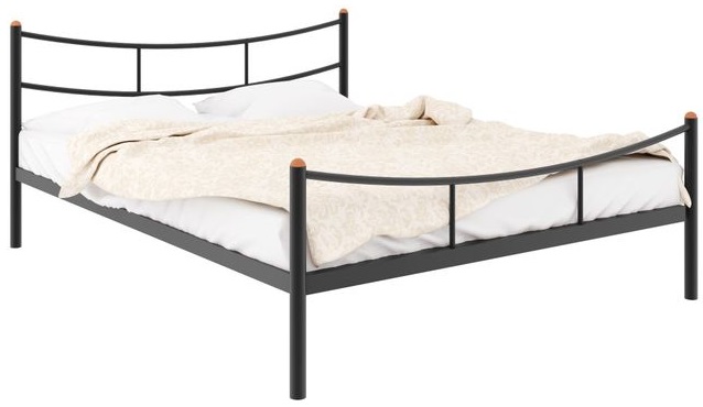 Фото Кровать двуспальная София Plus (СМ 140х200) трубка металл от производителя Милсон в Крыму по цене 12 810 ₽