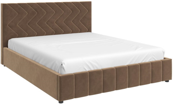 Фото Кровать двуспальная Нельсон (Зигзаг) (СМ 160х200) без основания от производителя Браво-мебель в Крыму по цене 14 920 ₽