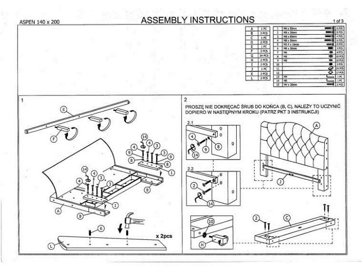 Фото Кровать двуспальная Signal Aspen (СМ 180х200) c ортопедическим основанием от производителя Signal в Крыму по цене 81 330 ₽