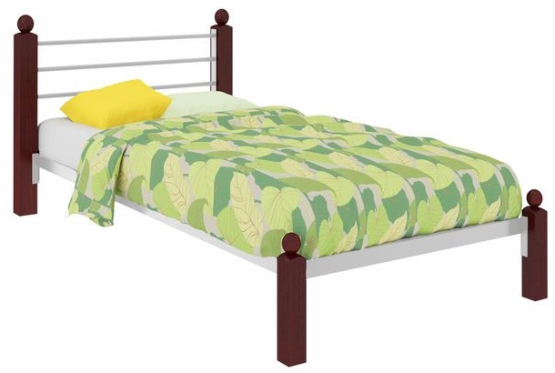 Фото Кровать односпальная Милана Lux (СМ 90х200) трубка металл от производителя Милсон в Крыму по цене 16 460 ₽