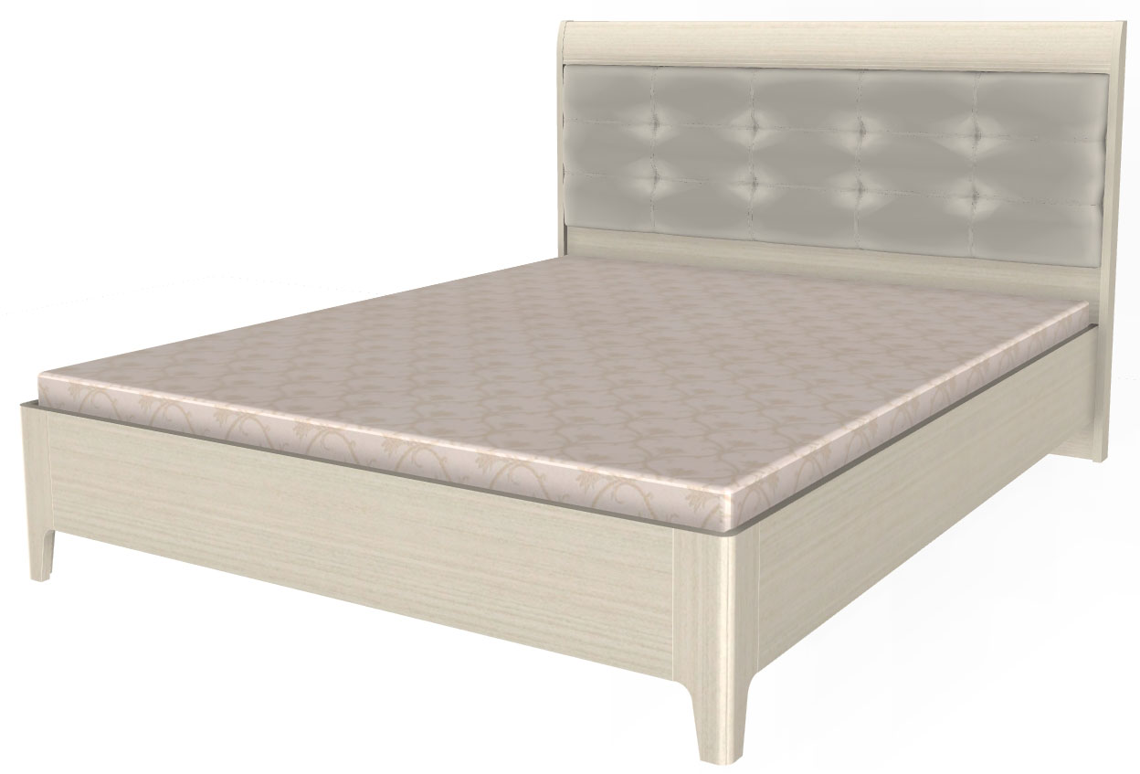 Фото Кровать двуспальная Камелия КР-2073 (СМ 160х200) с ламельным основанием от производителя Лером в Крыму по цене 35 510 ₽