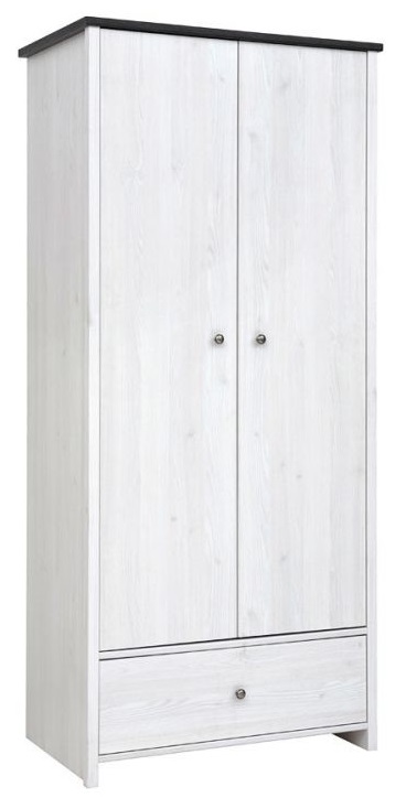 Фото Шкаф Порто SZF2D1S (89) двухдверный от производителя Black Red White (БРВ) в Крыму по цене 20 080 ₽