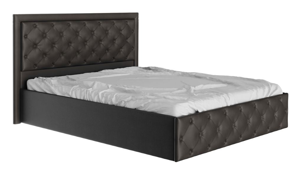 Фото Кровать двуспальная Мишель (СМ 160х200) с подъемным механизмом (пуговицы) от производителя Бон-мебель в Крыму по цене 33 480 ₽