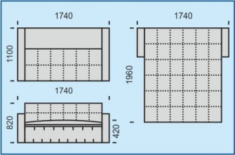 Фото Диван Вери (1,65м) от производителя НТКО в Крыму по цене 50&nbsp;570 ₽