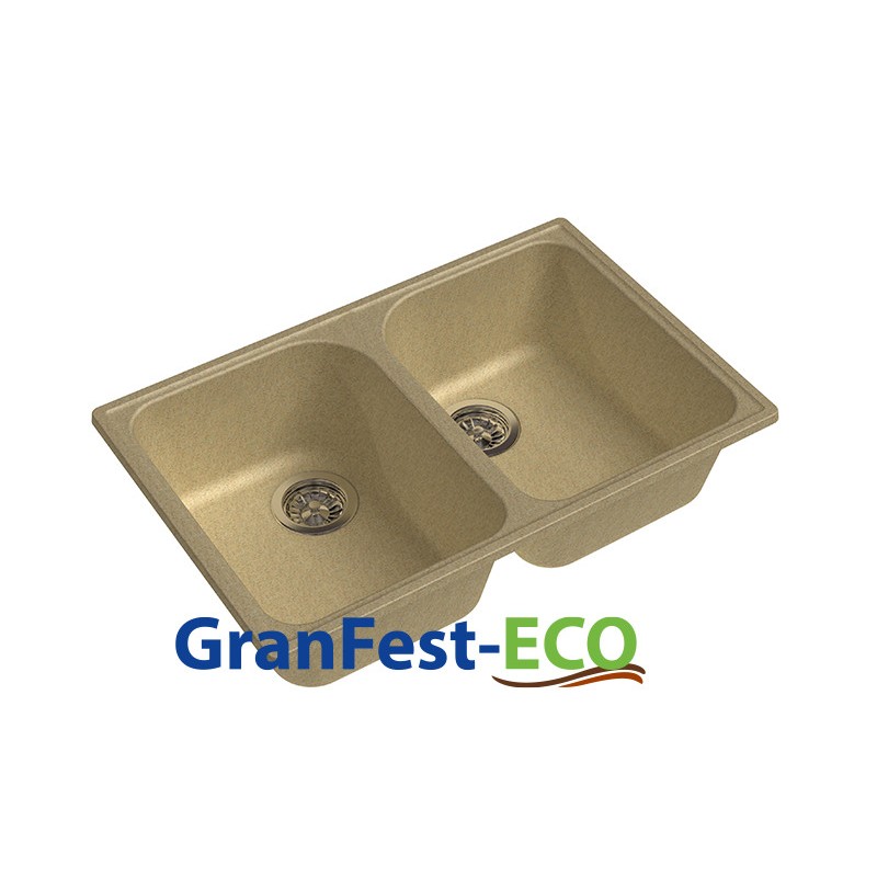 Фото Мойка Granfest eco-15 (ГР 740х480хh200) (шир.ящ.min 720) без сифона от производителя Granfest в Крыму по цене 4 750 ₽