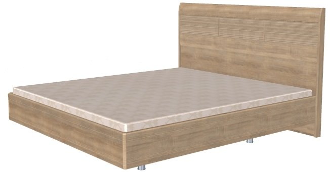 Фото Кровать двуспальная Мелисса КР-2804 (СМ 180х200) с ламельным основанием от производителя Лером в Крыму по цене 34 700 ₽