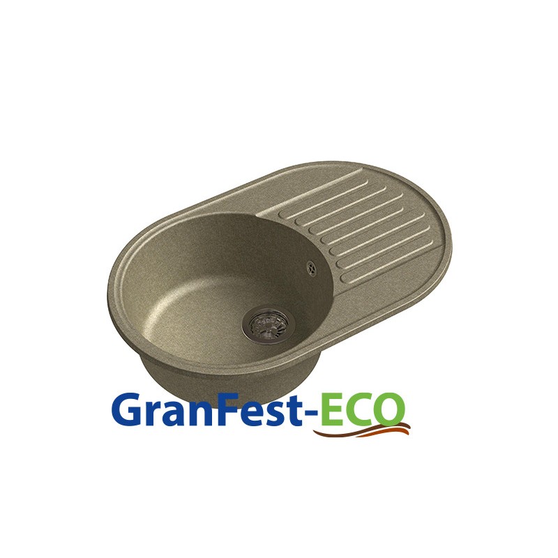 Фото Мойка Granfest eco-18 (ГР 740х480хh200) (шир.ящ.min 720) без сифона от производителя Granfest в Крыму по цене 4 050 ₽