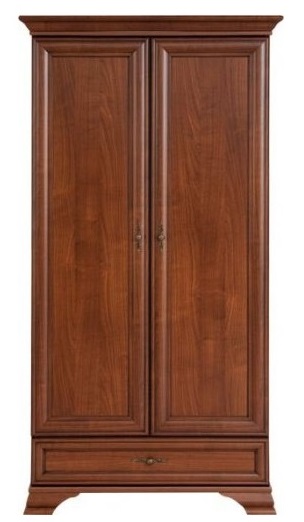 Шкаф Kentaki S320-SZF2D1S (100) двухдверный (каштан, каштан,(Black Red White (БРВ)))