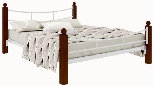 Кровать двуспальная София Lux Plus (СМ 180х200) трубка металл в интернет магазине Планета Комфорта Фото derevyannye-krovati кровать двуспальная софия lux plus (см 180х200) трубка металл производитель Милсон