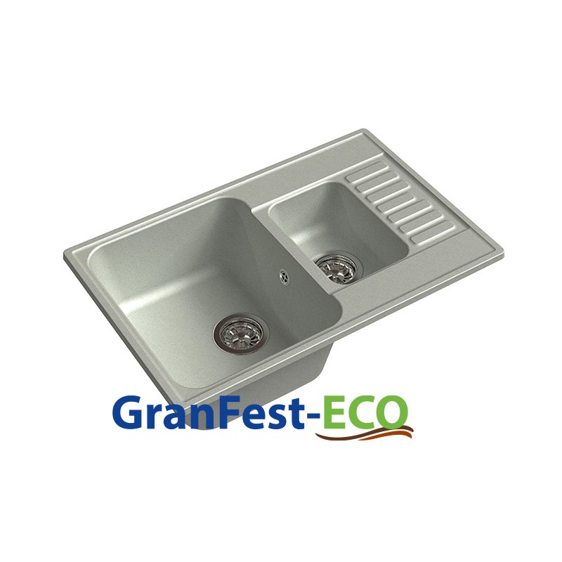 Фото Мойка Granfest eco-21К (ГР 740х480хh200) (шир.ящ.min 720) без сифона от производителя Granfest в Крыму по цене 4 100 ₽