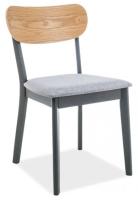 Стул Signal Vitro ( Обивка стула:ткань, графит/дуб, серый (Signal) ) в #REGION_NAME_DECLINE_PP# от производителя 