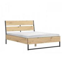 Кровать двуспальная Brooklyn B172-LOZ/160/B (СМ 160x200) с основанием в интернет магазине Планета Комфорта Фото kollektsiya-mebeli-brooklyn-black-red-white-brv- кровать двуспальная brooklyn b172-loz/160/b (см 160x200) с основанием производитель Black Red White (БРВ)