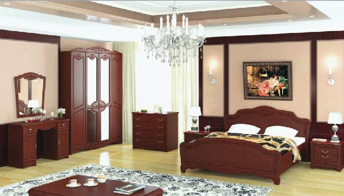 Комод Лотос  (орех экко-орех темный  (Браво-мебель) )