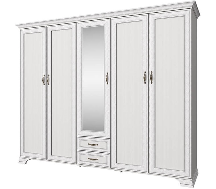 Фото Шкаф 5DG2SZ Тиффани (Tiffany) (259) пятидверный от производителя Анрэкс в Крыму по цене 108 200 ₽