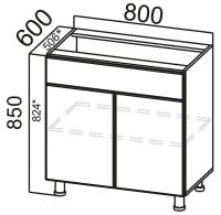 Кухня Модус стол-рабочий С800яс в интернет магазине Планета Комфорта Фото kukhnya-modus-sv кухня модус стол-рабочий с800яс производитель