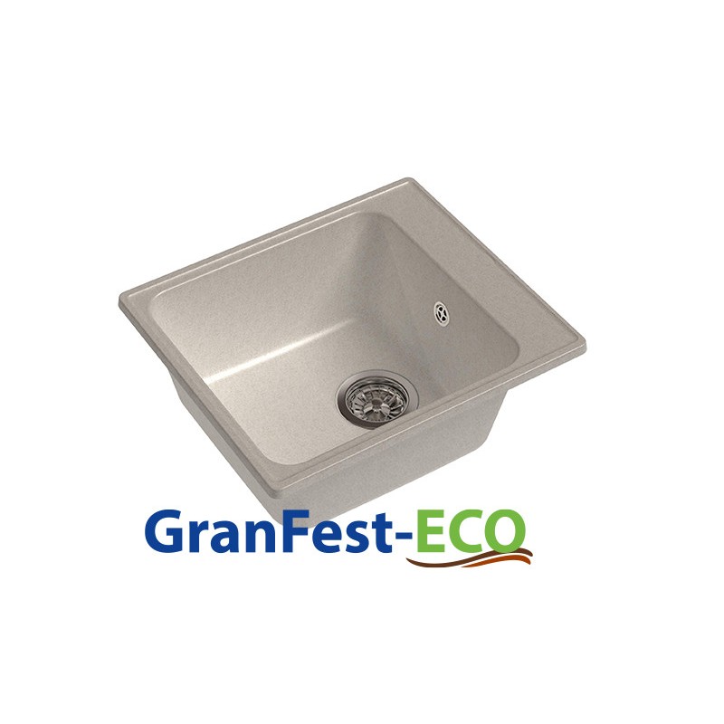 Фото Мойка Granfest eco-17 (ГР 420х480хh200) (шир.ящ.min 400) без сифона от производителя Granfest в Крыму по цене 2 640 ₽