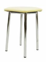 Табурет Т5 ( Обивка стула:кожзам , хром, в ассортименте, квадратное (Европа-Д) ) в Крыму от производителя 