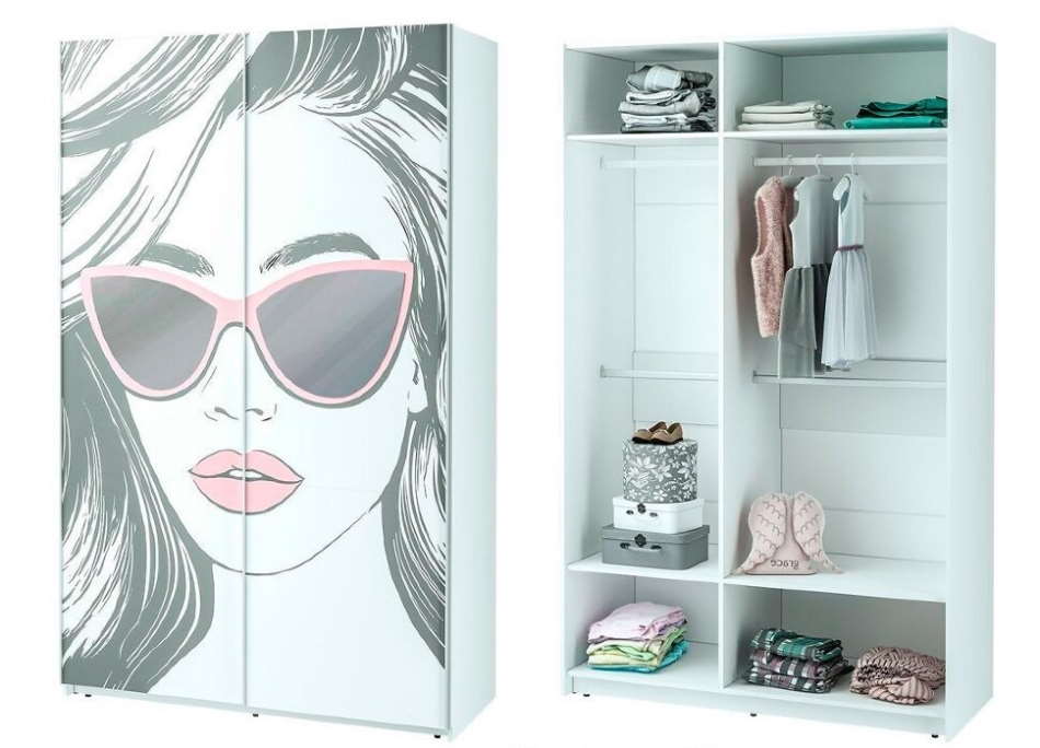 Фото Шкаф-купе Мемори ШКК-01 (2 двери) от производителя Мебелони в Крыму по цене 47 930 ₽