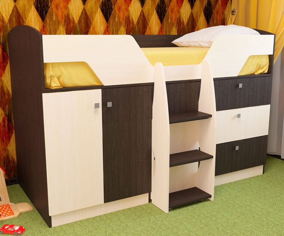 Фото Кровать детская Лимбо (СМ 80х180) от производителя Пирамида в Крыму по цене 19 480 ₽