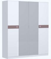 Шкаф для одежды Саманта СМ11А (дуб седан, дуб седан-кремовый,(Заречье)) в Крыму от производителя в интернет магазине Планета Комфорта Шкаф для одежды Саманта СМ11А (дуб седан, дуб седан-кремовый,(Заречье)) в Крыму от производителя