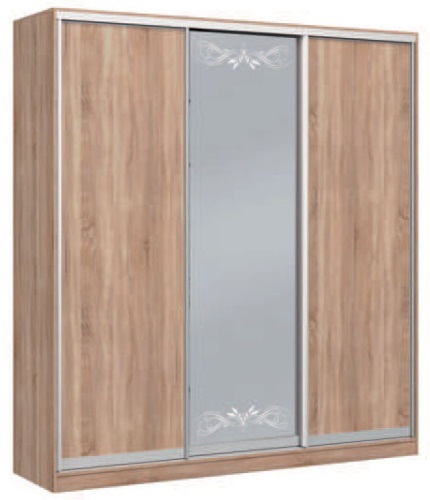 Фото Шкаф-купе Оскар 3.6 (1,77х0,6х2,3 - 3 двери) от производителя Мебель Маркет в Крыму по цене 56 410 ₽