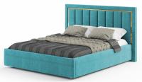 Кровать двуспальная Vanessa (СМ 140х200) без основания в интернет магазине Планета Комфорта Фото krovati-s-myagkoy-spinkoy кровать двуспальная vanessa (см 140х200) без основания производитель Корона