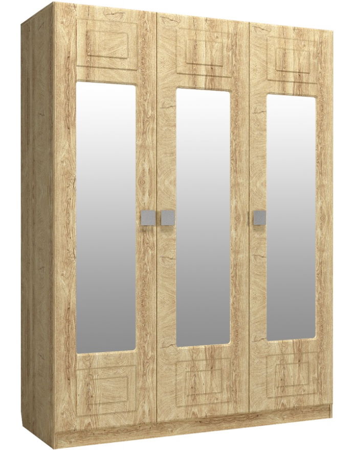 Фото Шкаф трехстворчатый Анастасия АН-3К с зеркалом от производителя Компасс в Крыму по цене 47 690 ₽