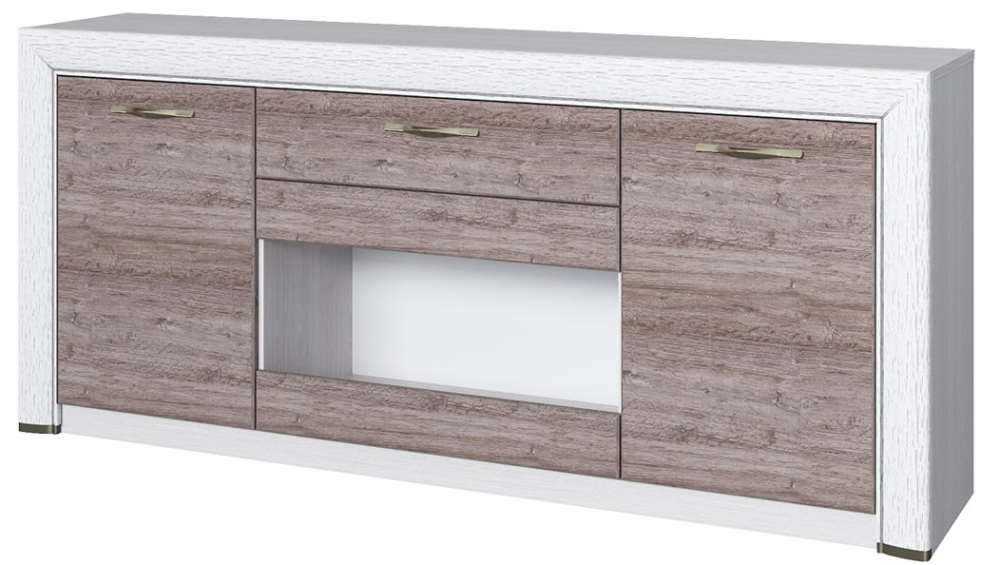 Фото Тумба RTV 1V2D1S Оливия (Olivia) от производителя Анрэкс в Крыму по цене 18 710 ₽