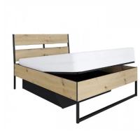 Кровать двуспальная Brooklyn B172-LOZ/160/B (СМ 160x200) с подъемным механизмом в интернет магазине Планета Комфорта Фото metallicheskie-krovati кровать двуспальная brooklyn b172-loz/160/b (см 160x200) с подъемным механизмом производитель Black Red White (БРВ)