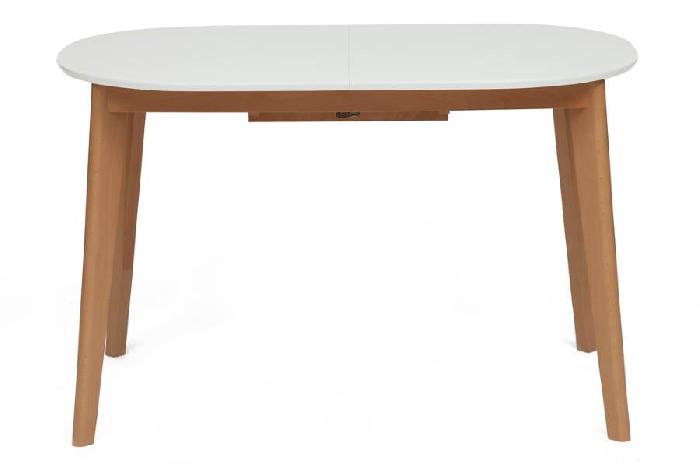 Стол обеденный Боско (Bosco) (100) (№4 массив дерева, мдф-белый,  натуральный бук (Tetchair) )