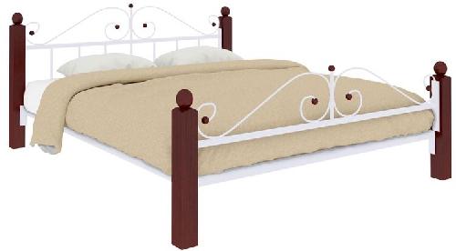 Кровать двуспальная Диана Lux Plus (СМ 180х200) трубка металл в интернет магазине Планета Комфорта Фото derevyannye-krovati кровать двуспальная диана lux plus (см 180х200) трубка металл производитель Милсон