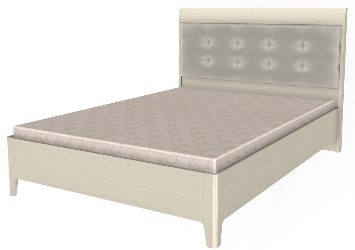 Фото Кровать двуспальная Камелия КР-2072 (СМ 140х200) с ламельным основанием от производителя Лером в Крыму по цене 33 770 ₽